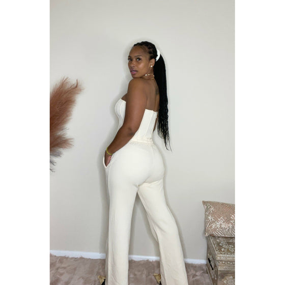 L.A. Bustier Sweatsuit