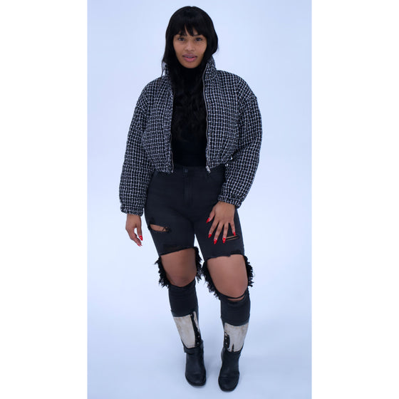 Kerry tweed bomber
