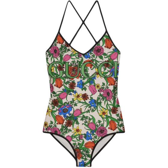 Gucci floral bathing suit